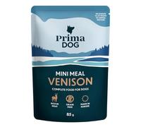 PrimaDog - Mini cibo umido Meal per cani, mangime completo, sapore Wild in salsa, confezione da 24 da 85 g ciascuno