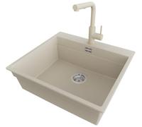 PRIMAGRAN Lavandino da Cucina Beige - Oslo Max Level, 58x53cm