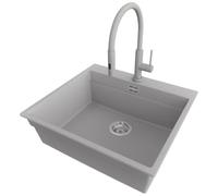 PRIMAGRAN Lavandino da Cucina Grigio - Oslo Max Level, 58x53cm