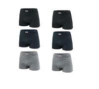 PRIMAL 6 Boxer Uomo Art. 3201 Colori Scuri Assortiti tg. 4/M Blu Nero Grigio
