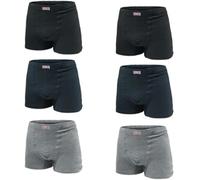 PRIMAL 6 Boxer Uomo Cotone Elasticizzato Elastico Interno Art. 3201 (5, Bianco)