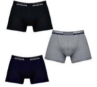 PRIMAL N. 3 Boxer Uomo in Cotone BIELASTICO Soft Colore Bianco con Elastico PARLATO