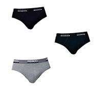 PRIMAL 6 Slip Uomo Cotone Elasticizzato Elastico Esterno Art. 2201 (4, colorato)
