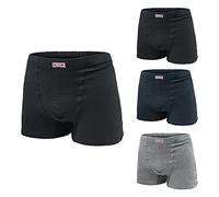 Primal Boxer Uomo 4 Paia Taglie Forti Assortito e Bianco Cotone Art.3211 (4 Paia Assortito - 9 / 4XL)