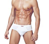 PRIMAL Boxer Uomo - Slip Uomo Offerta 4 Pezzi in Cotone Elasticizzato Taglie Maxi CONFORMATO (4 Slip Bianchi, 3XL)