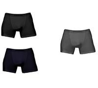 PRIMAL N. 3 Boxer Uomo in Cotone Elasticizzato Elastico PARLATO - Colori Assortiti Nero/Blu/Grigio Melange