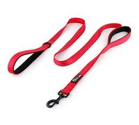 Primal Pet Gear Guinzaglio per cani lungo 1,8 m, imbottito con due manici, resistente, riflettente, doppio guinzaglio per addestramento di sicurezza, guinzaglio per cani di taglia grande o cani di