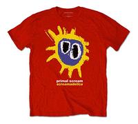 Primal Scream - T-Shirt # L Unisex Red # Screamadelica