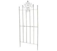PRIMAMANO353 - CLP Griglia in metallo per rampicanti PAULA, in ferro, dimensioni: 170 x 85 cm, spessore delle sbarre: 1,5 cm, verde antico