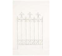 PRIMAMANO353 - CLP Griglia per piante rampicanti FLIEDER, 150 x 100 cm, in ferro, in stile rustico, spessore delle sbarre 1,5 cm, colori a scelta bian