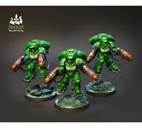Primaris Inceptors Dark angels warhammer 40K COMMISSIONE dipinto