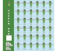 Primary Composition Notebook Journal for Draw, Math, Writing, Junk Journaling - Kids Grade K-6 with Dot Grid Lines: Pickle Man
