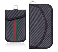 Primasage 2 Pezzi protezione radiazioni cellulare, RFID Signal Blocker con Protezione Sicurezza, Schermatura del Segnale Keyless Go Protection per Tutte le Chiavi Dell'auto Telefoni Cellulari