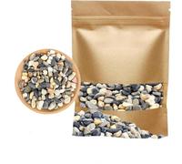 Primasage Sassi Decorativi 950g, Sassolini Decorativi per Vasi per Vasi, Acquari e Piante Grasse (Grigio Freddo)