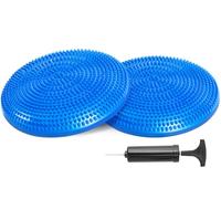 PRIMASOLE Balance disk (cobalt blue color) 2 PCs comes with an air pump Exercise disk for stability Workout13inch in diameter 550lb load limit torso training cushion PSS91NH052A