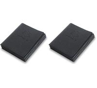 Primasole Tappetino pieghevole per yoga, pilates, da viaggio, facile da trasportare in classe, spiaggia, parco, viaggi, picnic, 4 mm di spessore, colore nero, PSS91NH048A (Confezione da 2)