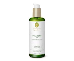 PRIMAVERA Cleansing Oil Calming & Softening 100 ml - Cosmetici naturali - Olio detergente per il viso per ogni pelle - pulisce delicatamente, ha un effetto idratante e rimuove il trucco - vegano