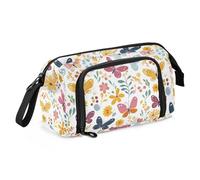 Primavera Colorato Fresco Farfalle Scuola Matita Caso Grande Capacità Morbido Matita Multifunzionale per Infermiere Scuola Must Haves estuches para el colegio