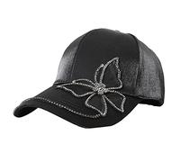 Primavera e Estate Nuovo Berretto Da Baseball Donna Cotone Mercerizzato Farfalla Cappello Parasole Outdoor Casual Cappello Dozzina di Caps, Nero , Taglia unica