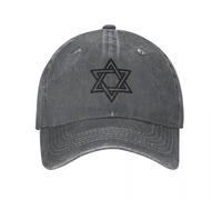 Primavera Estate per La Ragazza Ragazzo Felice Hanukkah Berretto da Baseball Stella di David Vintage Cappelli da Sole Sport Denim Casquette