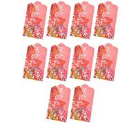 Primavera Festival Red Envelope | 12x8cm Versatile Japanese Style Cash Buste,Handcrafted Auhenticity Chinese New Year Red Packet For New Year, Weddings, Christmas, Laurea