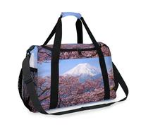 Primavera Giappone Mt Fuji Borsone da Viaggio per Ragazze Ragazzi Donne Uomini Giappone Weekend Borsa A Spalla Tote Bagagli per Viaggi Sport Palestra