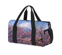 Primavera Giappone Mt Fuji Sport Duffel Borse per Bambini Ragazze Ragazzi Donne Uomini Giappone Pernottamento Weekender Borsa Da Viaggio Tote Carry Palestra Casual Duffel Borse