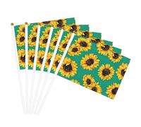 Primavera Girasoli Fiori Stampa Bandiere Portatili Bandiere Portatili Eventi Sportivi Celebrazioni Decorazioni per interni ed esterni