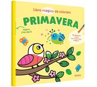 Primavera. Libro magico da colorare. Ediz. illustrata. Con pennello in legno