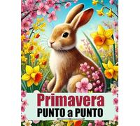 Primavera Punto a Punto: Conectar el libro de Actividades de Puntos | Impresión Grande de Punto a Punto para Adultos y Adultos Mayores