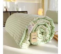 Primaverile Estivo Copriletto Trapuntino Cotone Per Letto Per Singolo/ Matrimoniale/Una Piazza E Mezza Morbida Coperta Leggera|Stampa Digitale Bianca Trapunta Estiva，Morbido E Confortevole ( Color :