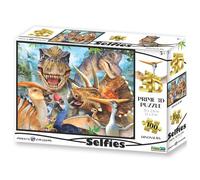 Prime 3D Howard Robinson - Puzzle da selfie a dinosauro, 63 pezzi