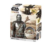 Prime 3D-RD-RS263094 Puzzle lenticolare The Mandalorian Comando e Grogu nel passeggino 500 pezzi, Multicolore, único