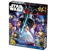 Prime 3D-RD-RS263108 Puzzle lenticolare Star Wars Personaggi 500 pezzi, Multicolore, único