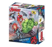 Prime 3D-RD-RS263110 Puzzle lenticolare Marvel Avengers Collage di personaggi 500 pezzi, Multicolore, único