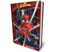 Prime 3D-RD-RS263122 Puzzle Libro lenticolare Marvel Spiderman 300 Pezzi, Multicolore, único, 35561