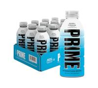 PRIME Hydration BERRY FREEZE, Bevande sportive, Elettrolito potenziato per la massima idratazione, 250 mg di BCAA, vitamine del gruppo B, antiossidanti, basso contenuto di zuccheri, 16,9 Fl Oz