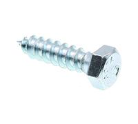 Prime-Line 9056087 Bullone a Testa Esagonale, 3/8" x 1-1/2", in Acciaio zincato, Confezione da 100