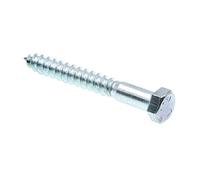 Prime-Line 9056275 Bullone a Testa Esagonale, 3/8" x 3", in Acciaio zincato, Confezione da 25, Zinco