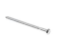 Prime-Line 9056560 Bullone a vite a testa esagonale, 3/8" x 6", acciaio zincato, confezione da 15