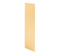 Prime-line, J 4580 lastra scorrevole per porta, 10,2 cm x 40,6 cm, in ottone lucido