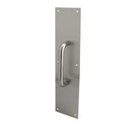 Prime-Line J 4643 - Maniglia rotonda per porta, in acciaio inox, 10,2 x 40,6 cm