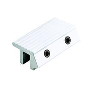 Prime-Line MP4372 - Serratura anti-manomissione, in alluminio estruso, confezione da 2, 2 pezzi, colore: Bianco