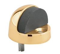 prime-line MP4555 fermaporta, 1 - 5/40,6 cm, cast finitura ottone lucido, montaggio a pavimento, confezione da 1