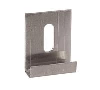 PRIME-LINE MP9254 Clip per Gancio a J con Fondo a Specchio, 2,5 cm. Largo, consacrazione in Acciaio Inox, Confezione da 10