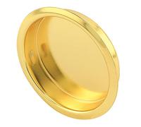 Prime-Line N 7135 - Porta armadio in ottone massiccio, 1-3/4", colore: oro