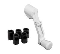 Prime-Line Prodotti H 3962 Maniglia Pieghevole Universale Spline Battente Bianco