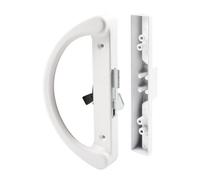 prime-line Products C 1253 Sliding Door Handle, Hook latch, bianco