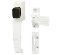 prime-line Products K 5116 Push Button latch with Tie Down, bianco