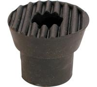 prime-line Products U 9163 fermaporta in gomma con vite, nero, (confezione da 2)